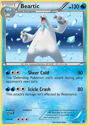 Carta Beartic (030/98) — Black & White 2: Poderes Emergentes
