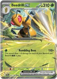 Carta Beedrill ex (003/086) — Megaevolução: Caos Ascendente