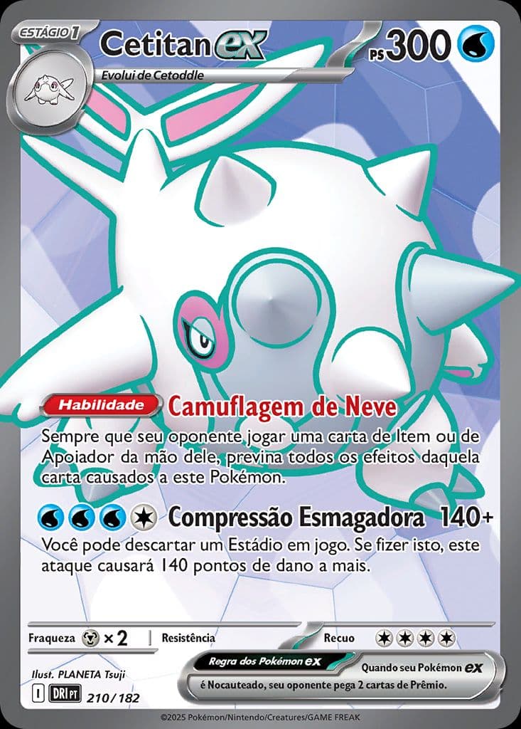 Carta Cetitan ex (210/182) — Escarlate e Violeta: Rivais Predestinados
