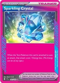 Carta Cristal Cintilante (142/142) — Escarlate e Violeta: Coroa Estelar
