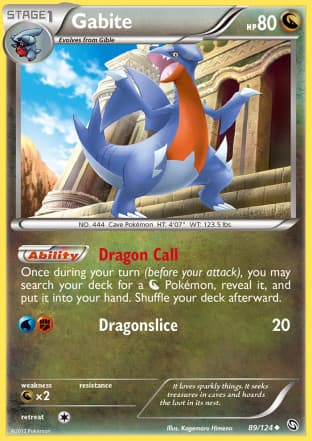 Carta Gabite (089/124) — Black & White 6: Dragons Exalted