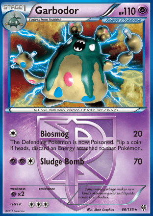 Carta Garbodor (066/135) — Black & White  8: Tempestade de Plasma
