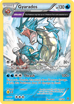 Carta Gyarados (021/98) — XY 7: Origens Ancestrais