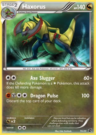 Carta Haxorus (016/97) — Black & White: Dragões Vault