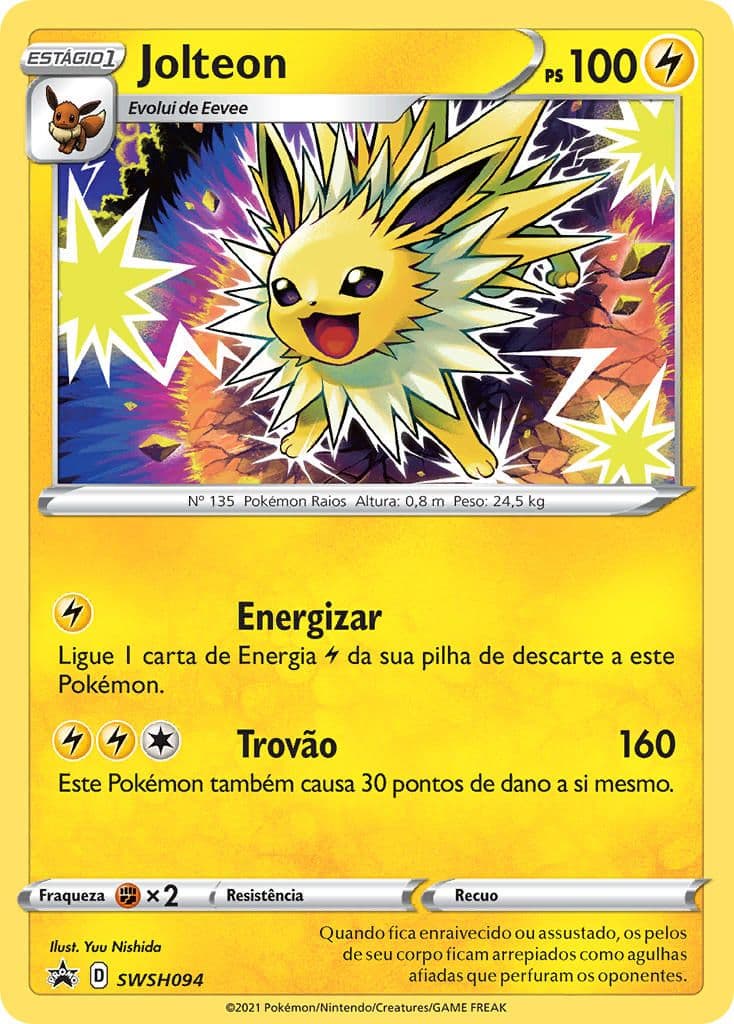 Carta Jolteon (SWSH094) — Espada e Escudo Promos