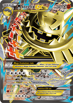 Carta M-Steelix-EX (109/114) — XY 11: Cerco de Vapor