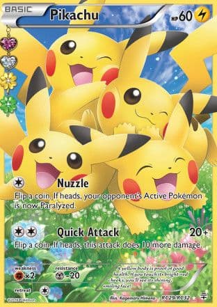 Carta Pikachu (RC29/RC32) — XY: Generations