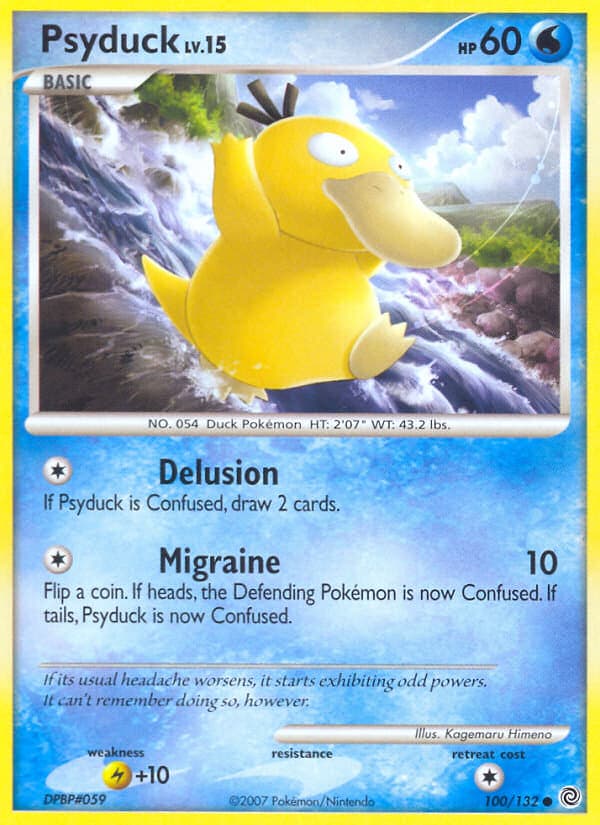 Carta Psyduck (100/132) — Diamante & Pérola 3: Maravilhas Secretas