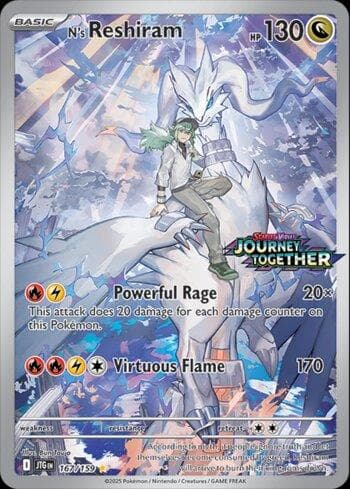 Carta Reshiram do N (167P) — Escarlate e Violeta: Amigos de Jornada