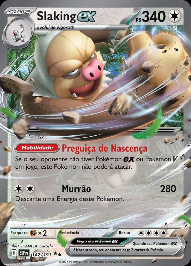 Carta Slaking ex (147/191) — Fagulhas Impetuosas