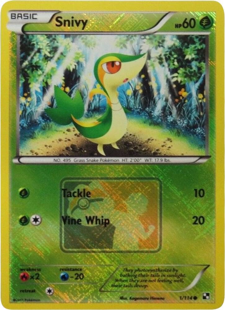 Carta Snivy (1/114) — Black & White