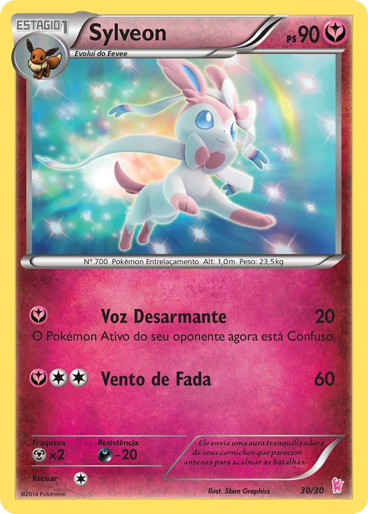 Carta Sylveon (030/30) — Trainer Kit: Noibat & Sylveon