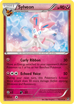 Carta Sylveon (072/111) — XY 3: Punhos Furiosos