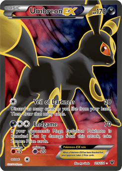Carta Umbreon-EX (119/124) — XY 10: Fusão de Destinos