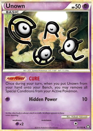 Carta Unown (051/103) — HeartGold & SoulSilver 4: Triumphant