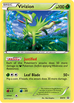 Carta Virizion (70/101) — Black & White Promos