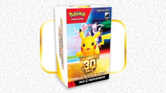 Combo com seis pacotes de booster de Celebração de 30 Anos