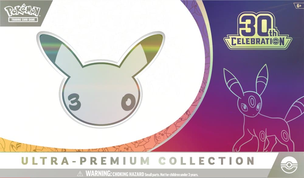 Caixa da Coleção Noite de Celebração de 30 Anos, com Umbreon