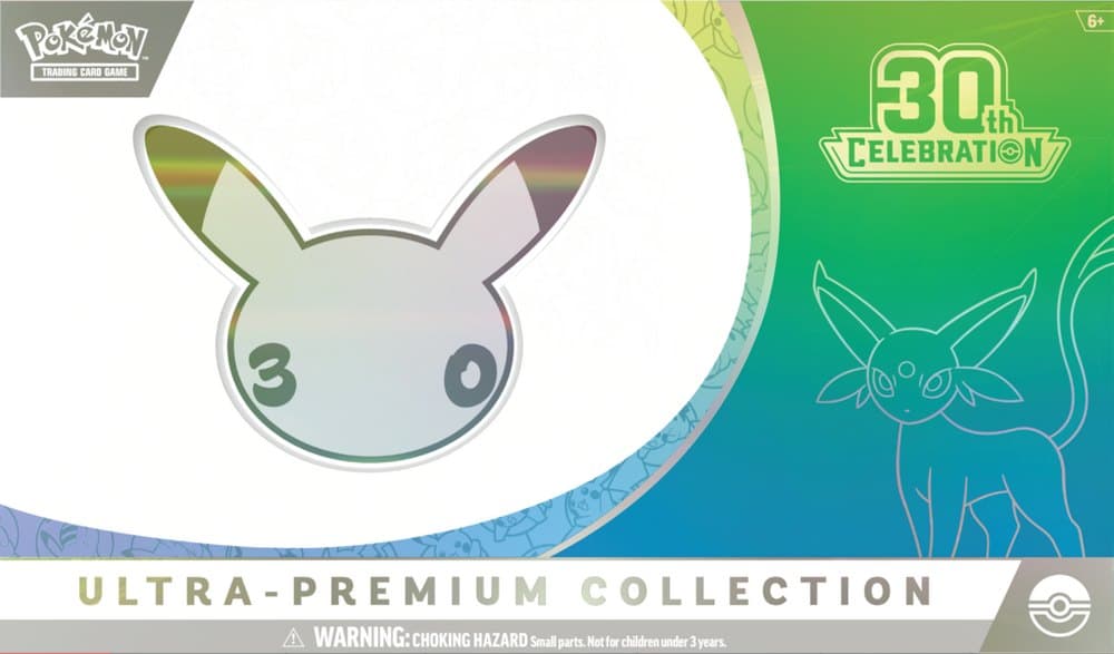 Caixa da Coleção Dia de Celebração de 30 Anos, com Espeon