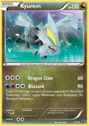 Carta Kyurem (021/97) — Black & White: Dragões Vault