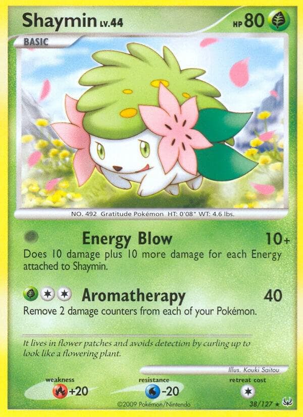 Carta Shaymin (038/127) — Platinum