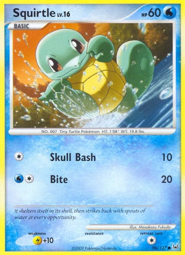 Carta Squirtle (096/127) — Platinum